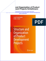 Ebook Structure and Organization of Product Development Projects Schlattmann Online PDF All Chapter