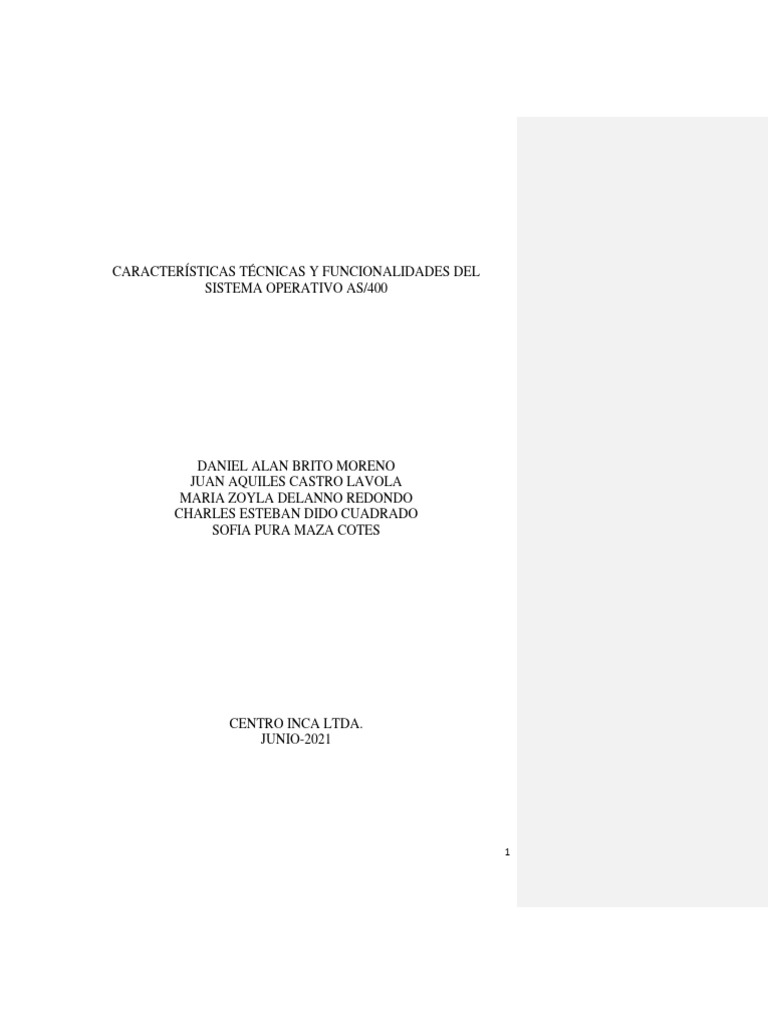 Ejemplo de TC1 en AS/400 | PDF | Archivo de computadora | Contraseña