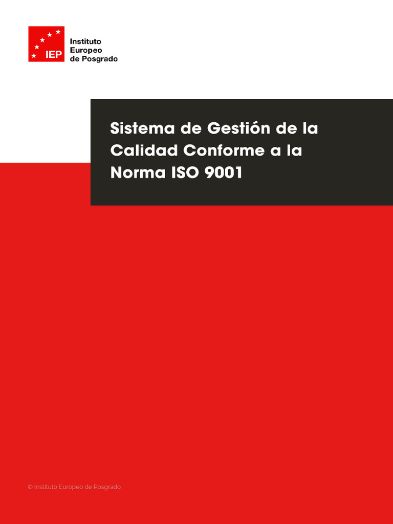 Lectura 5. SGC Iso 9001-2015 | PDF | Calidad (comercial) | Gestión de ...