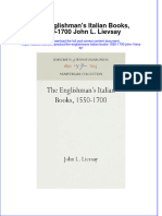The Englishmans Italian Books 1550 1700 John L Lievsay Online Ebook Texxtbook Full Chapter PDF