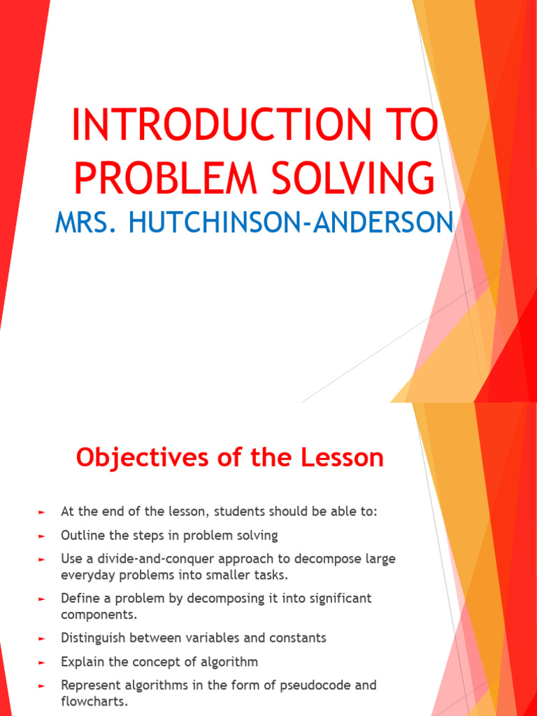 Introduction To Problem Solving | Download Free PDF | Algorithms | Data ...