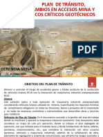 Plan de Tránsito, Accesos Mina y Focos Geotécnicos 21 Mayo 2024