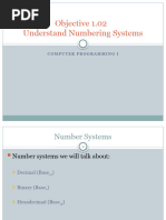 1.02 - Understand Numbering Systems - PowerPoint