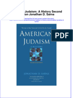 Full Ebook of American Judaism A History Second Edition Jonathan D Sarna Online PDF All Chapter