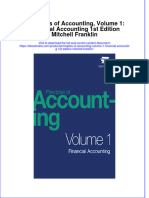 Ebook Principles of Accounting Volume 1 Financial Accounting 1St Edition Mitchell Franklin Online PDF All Chapter