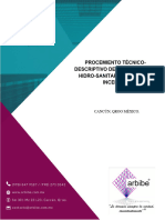 Procedimiento Tecnico Descriptivo Para Instalaciones Hidrosanitarias y Redes Contraincendio