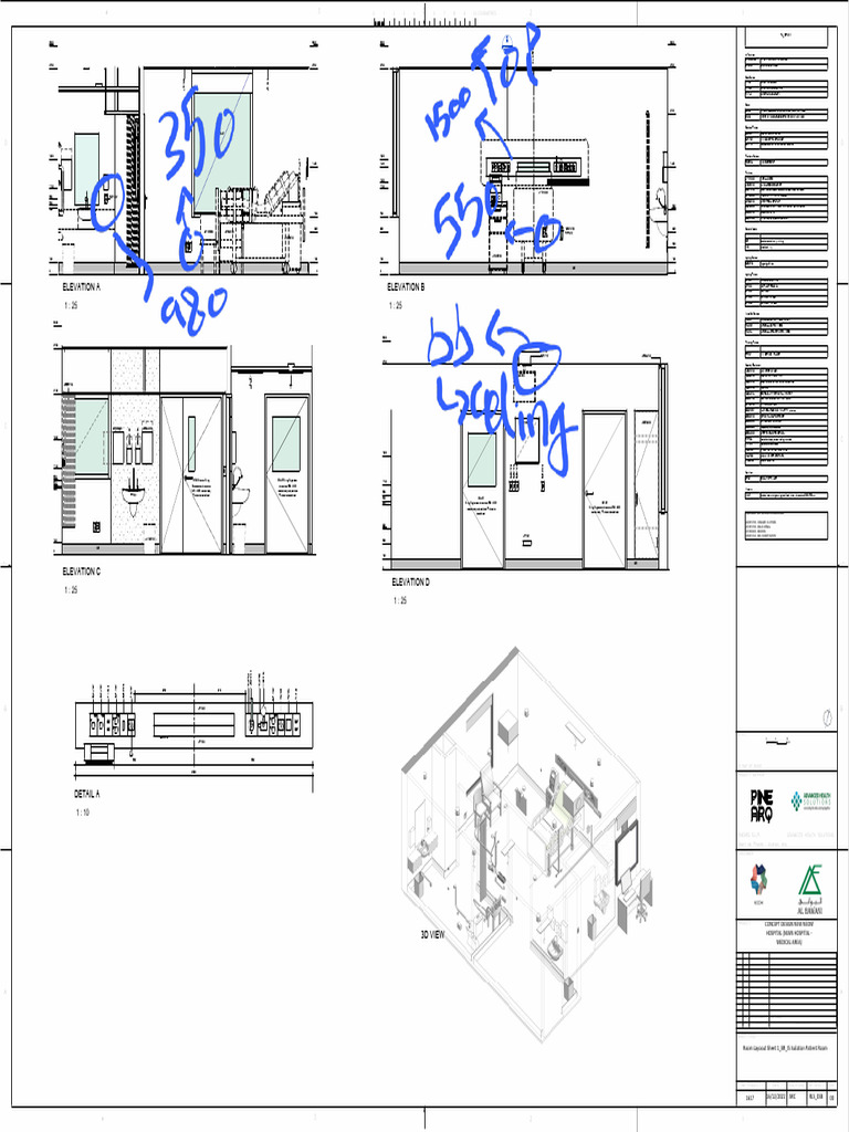 RLS 03B-Room Layoout Sheet 1 BR Is Isolation Patie 221223 131948 | PDF ...