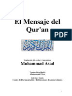 Muhammad Asad - El Mensaje Del Coran