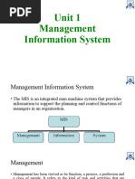 MIS UNIT 1 Updated