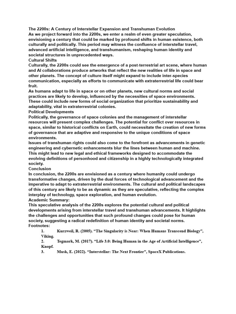 2200 PDF Transhumanism Life