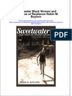 Ebook Sweetwater Black Women and Narratives of Resilience Robin M Boylorn Online PDF All Chapter