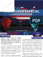 21.11.2020, MONITOREO ESPECIAL ELECCIONES EE.UU. 2020