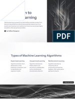 Introduction To Machine Learning: by Aditya Sangwan