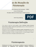 Áreas de Atuação Da Fisioterapia - Especidalidades