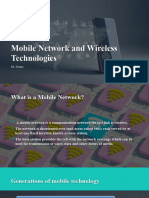 Mobile Network and Wireless Technologies