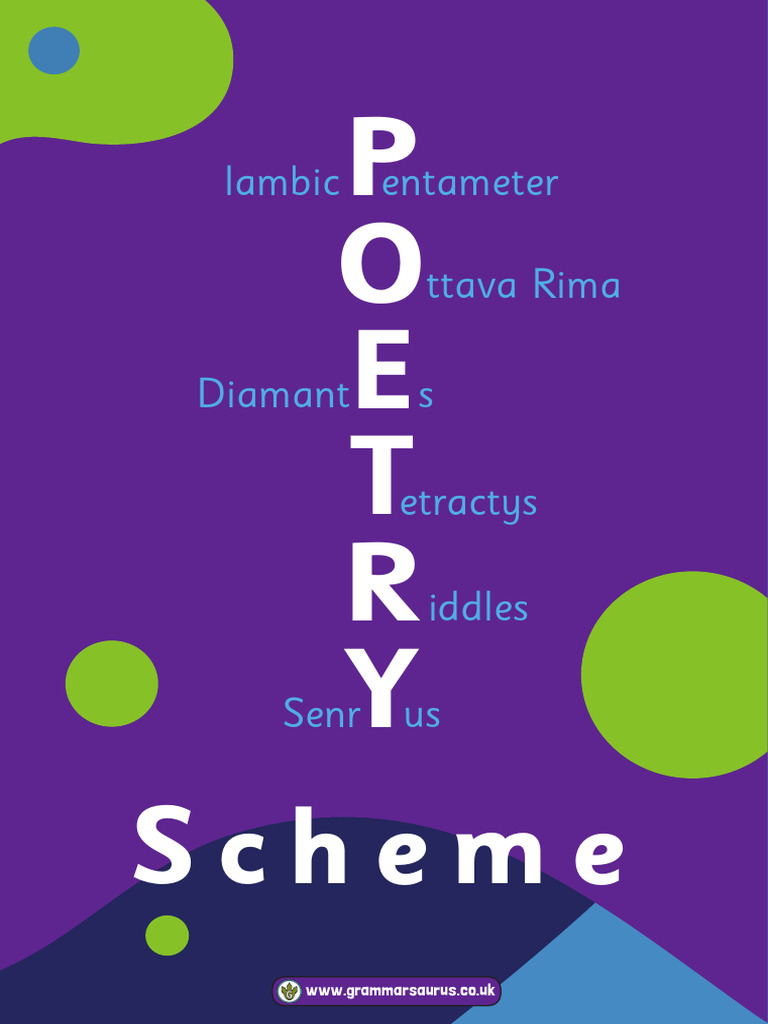 WHAT DOES SCHEME MEAN IN POETRY intelligence overview