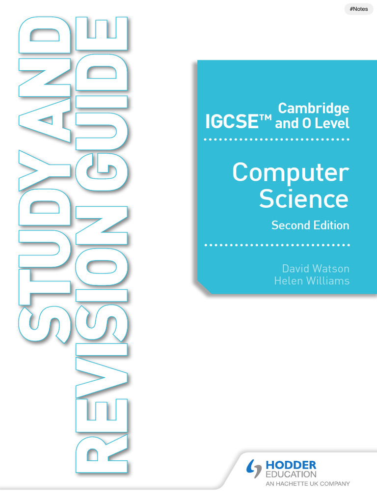 Hodder Education Computer Science Study Guide and Notes | PDF | Data ...