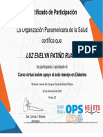 Curso Al Automanejo en Diabetes