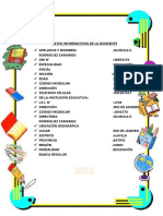 Datos Informativos de La Doncente