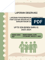 Laporan Observasi Rekan Sejawat - PMM