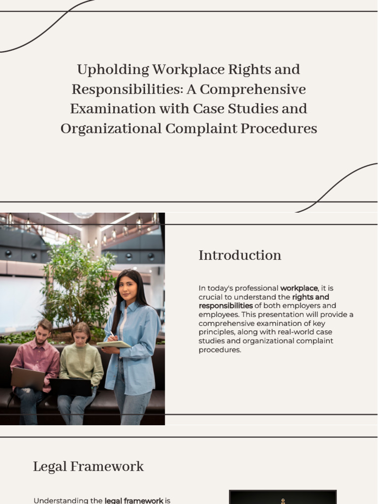 Slidesgo Upholding Workplace Rights and Responsibilities A ...