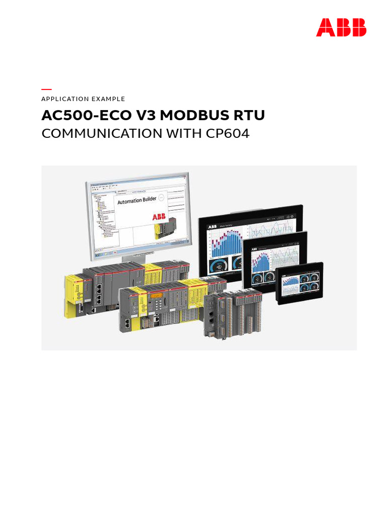 AC500-ECo V3 Modbus RTU - Communication With CP604 | PDF