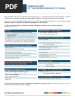 Keras Tutorial Cheatsheet