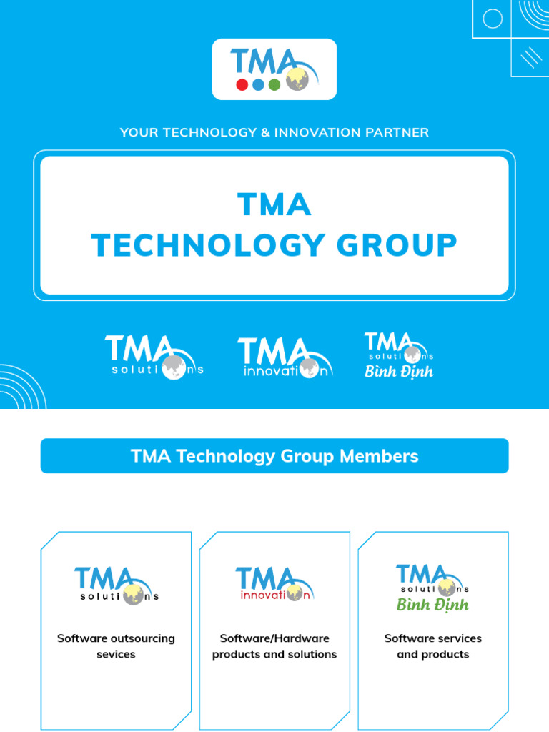 TMA Technology Group Overview | PDF | Internet Of Things | Analytics
