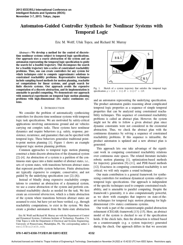 Automaton-Guided Controller Synthesis For Nonlinear Systems With ...