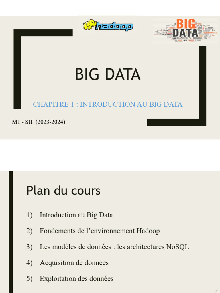 Introduction au Big Data et Hadoop | PDF | Apache Hadoop | Big data