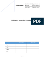 3.hse Audit - Inspection Procedures