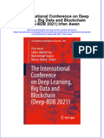 The International Conference On Deep Learning Big Data and Blockchain Deep BDB 2021 Irfan Awan Online Ebook Texxtbook Full Chapter PDF