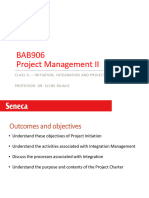 BAB906 WK 3 Initiation Integration and Project Charters For Posting