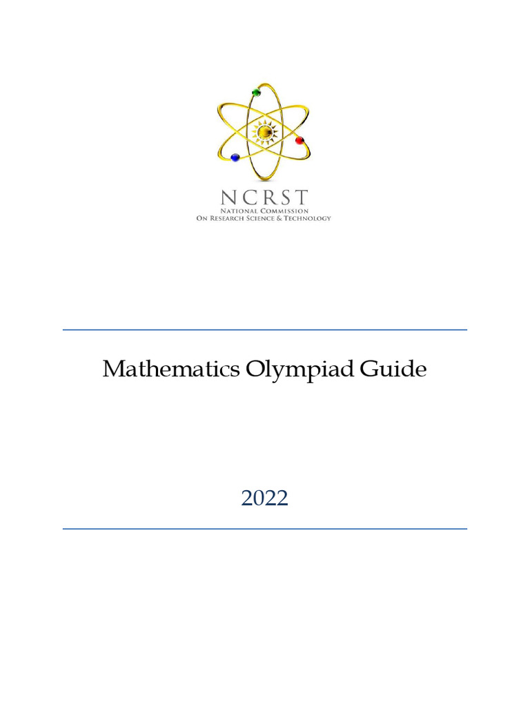 Mathematics Olympiad | PDF | Mathematics | National Council Of Teachers ...