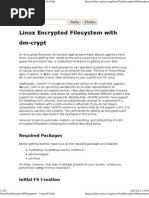 Linux Encrypted Filesystem With Dm-Crypt: Búsqueda