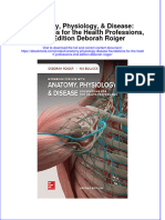 Full Ebook of Anatomy Physiology Disease Foundations For The Health Professions 2Nd Edition Deborah Roiger Online PDF All Chapter