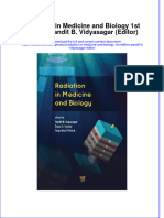 Ebook Radiation in Medicine and Biology 1St Edition Pandit B Vidyasagar Editor Online PDF All Chapter