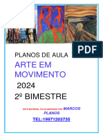 Planos de Aula Arte e Movimento 2º Bimestre 2024 Amostra