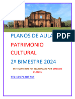 Planos de Aula Patimonio Cultural 2º Bimestre 2024 Amostra