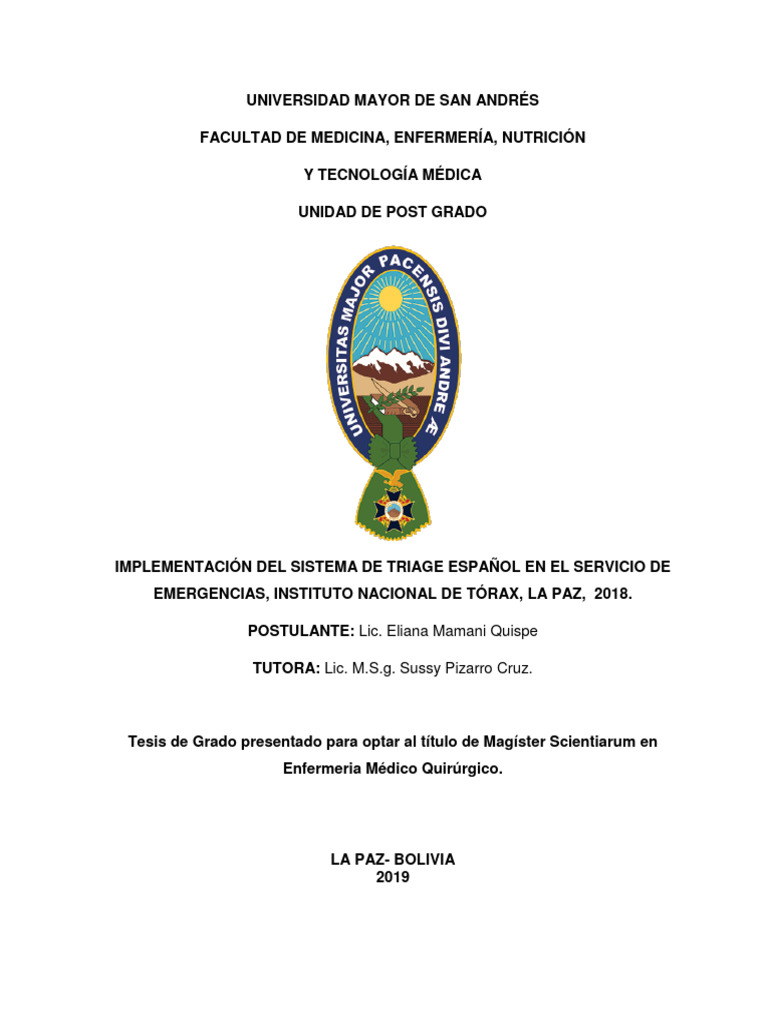 Implementación Triage Español 2018 | PDF | Hospital | Cuidado de la salud