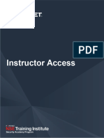 Instructor Access