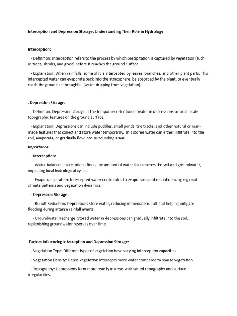 Hydro Report Pdf Surface Runoff Flood