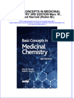 Full Ebook of Basic Concepts in Medicinal Chemistry 3Rd Edition Marc W Zavod Harrold Robin M Online PDF All Chapter