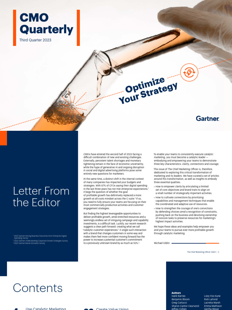 CMO Journal q3 2023 PDF Brand Marketing