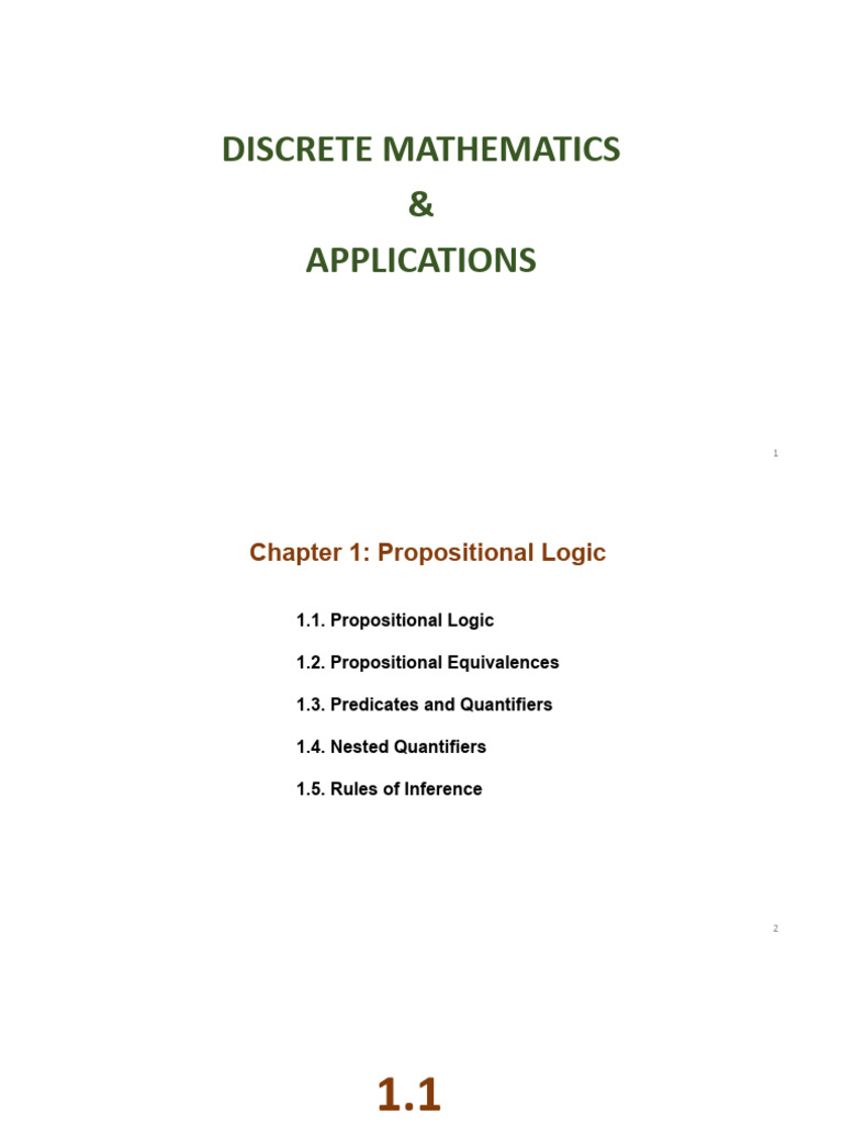 Propositional Logic Fundamentals | PDF | Logic | Proposition