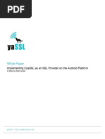Implementing CyaSSL As An SSL Provider On The Android Platform