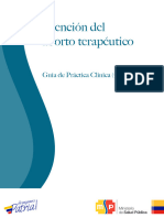 Atención Del Aborto Terapéutico: Guía de Práctica Clínica (GPC)