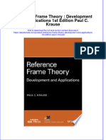 Ebook Reference Frame Theory Development and Applications 1St Edition Paul C Krause Online PDF All Chapter