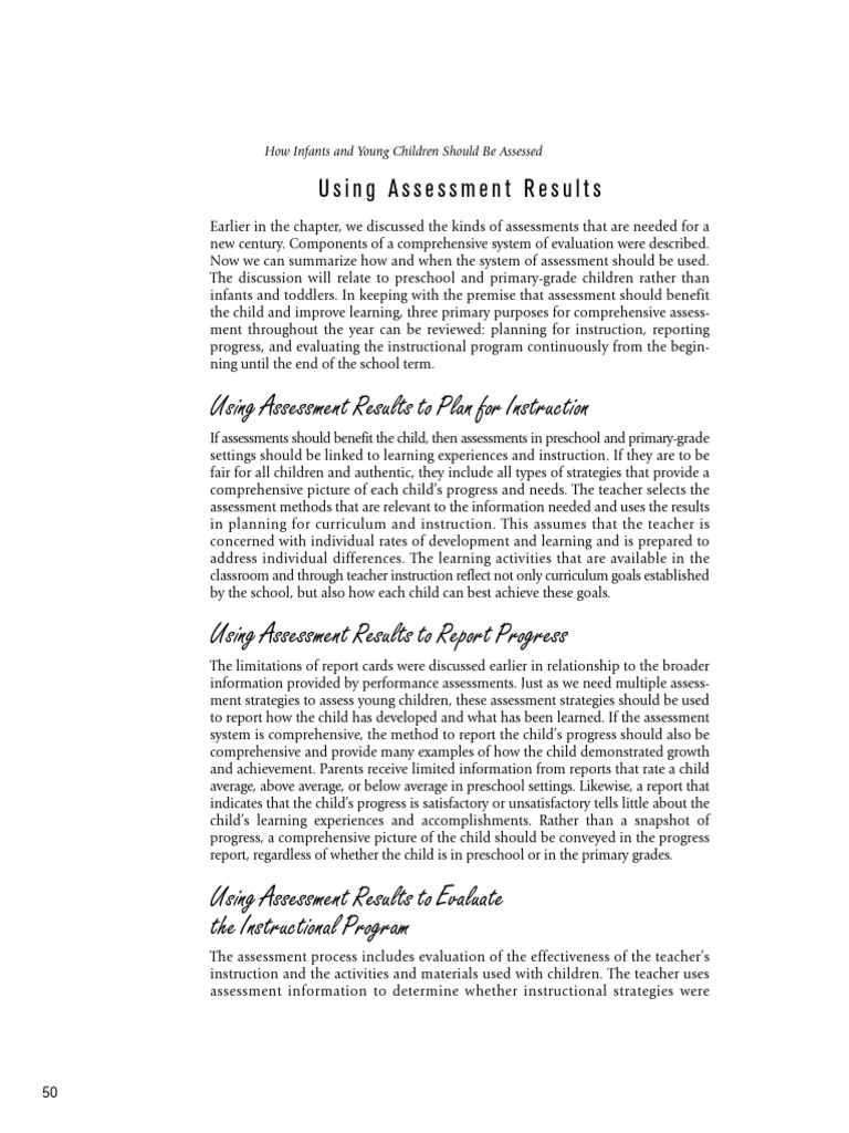 Effective Assessment Strategies for Young Learners | PDF | Educational ...