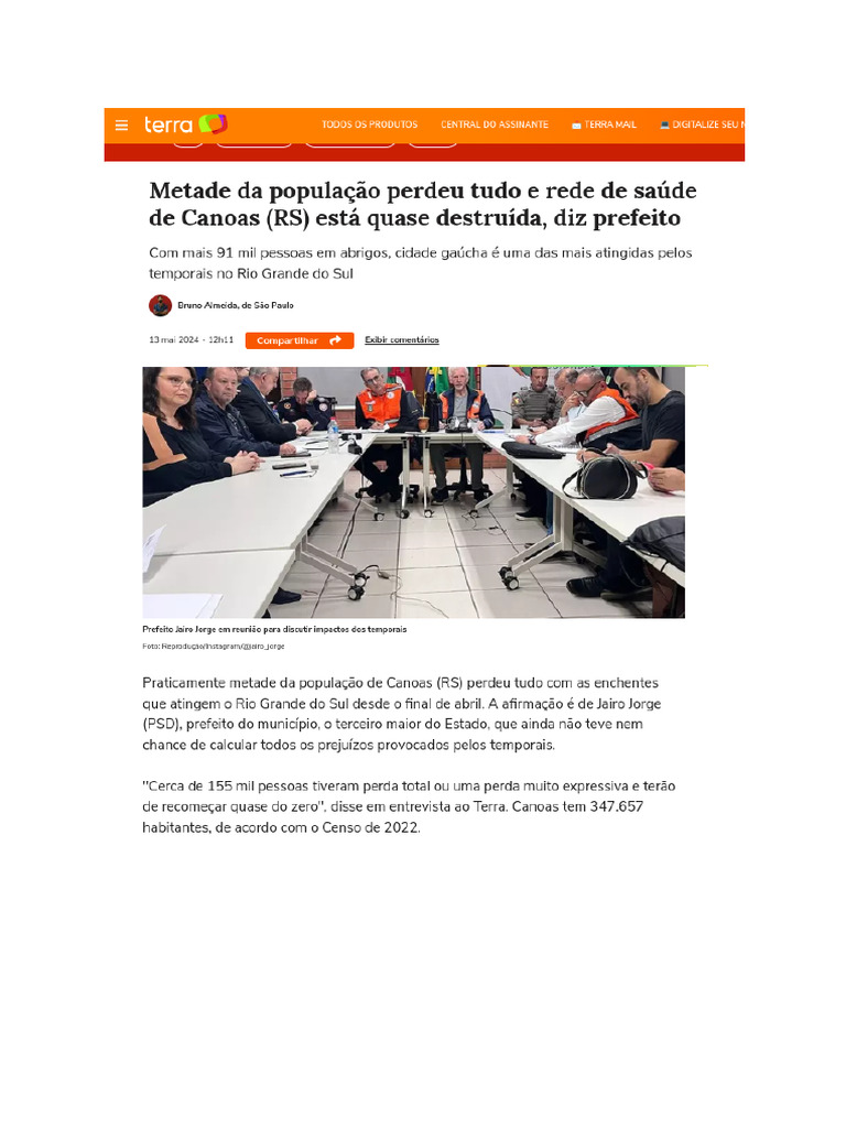 Reportagem Geografia RS | PDF